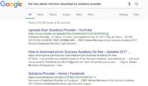 Legitimate Download Rip-offs Image Showing Solutions Provider Ads