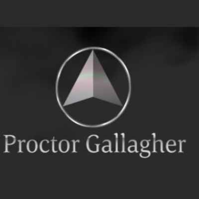 Is Bob Proctor A Scam- Image Of The Proctor Gallagher Logo - A silver Pyramid Inside A silver Circle on a black background
