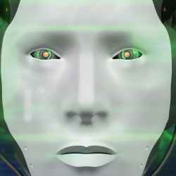 New AI Financial Scams-Image Of A Robotic Face